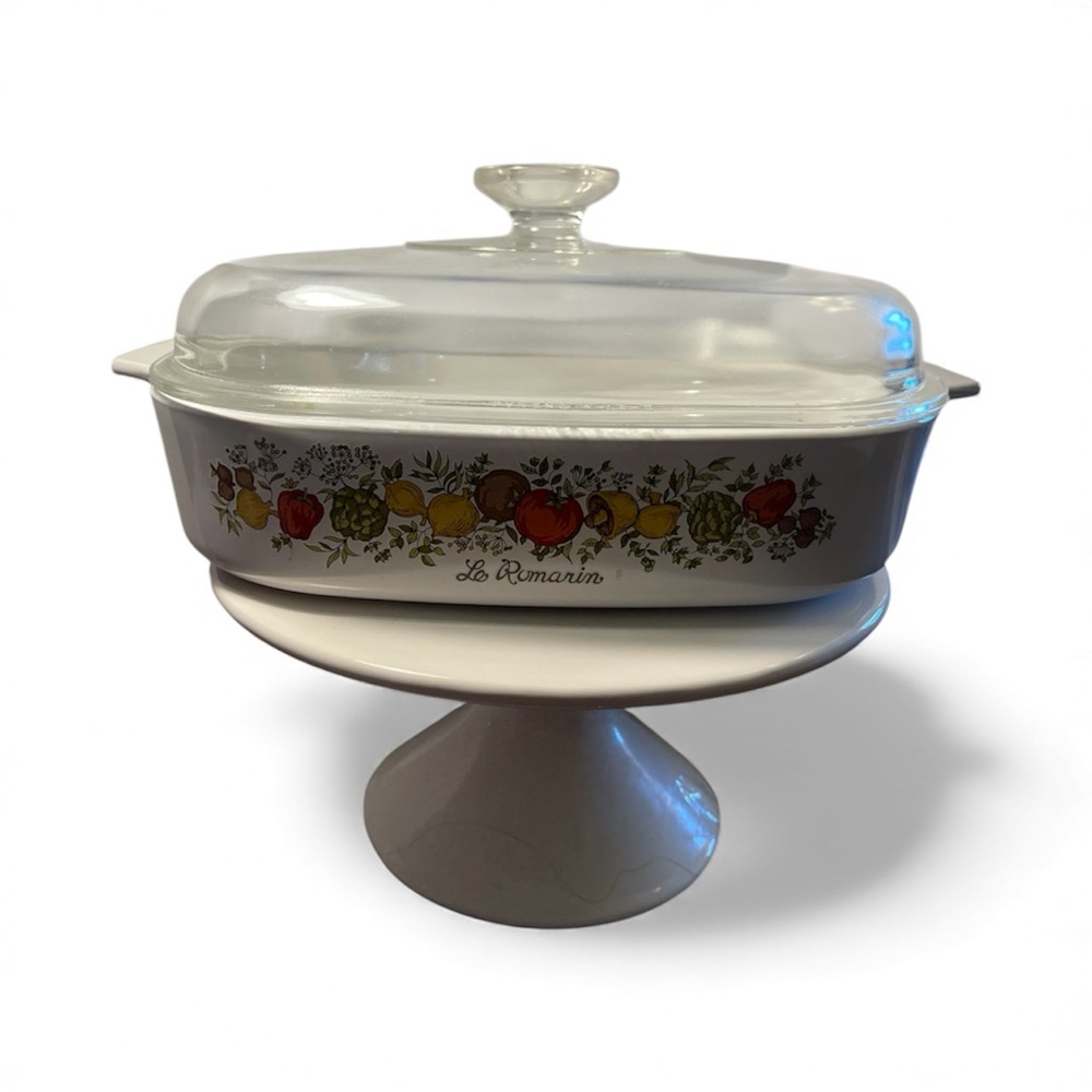 RARE Vintage Corning Ware - Spice Of Life - Le Romarin A-10-B w/lid *